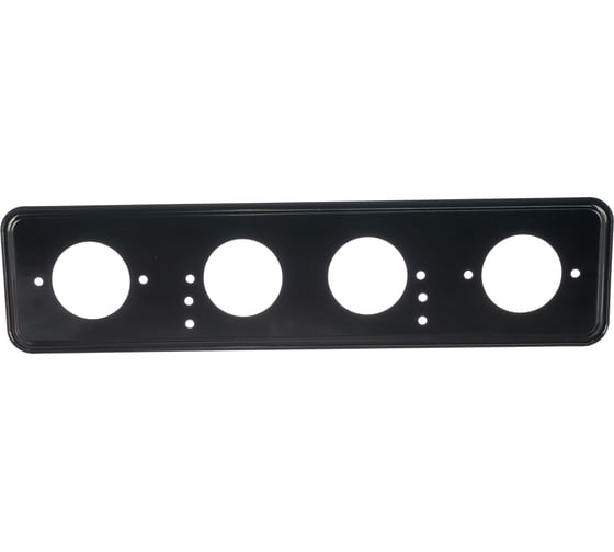 Изображение товара Рамка для номера металл под болт черная с порошковым покрытием SKYWAY S04101009