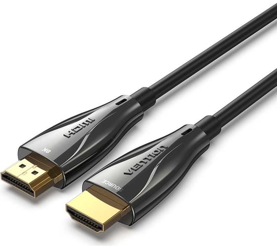 Изображение товара Кабель VENTION оптический HDMI v2.1 19M/19M - 50м. Черный ALBBX