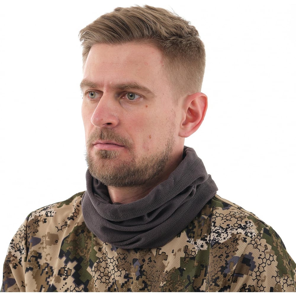 Изображение товара Флисовый баф с утяжкой PAYER Нургуш графит 4610097079955