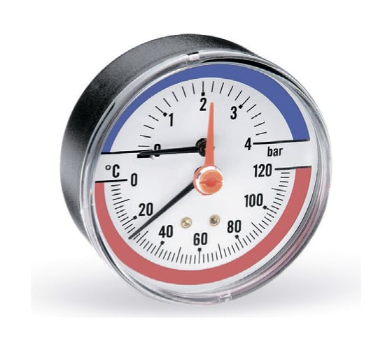 Изображение товара Термоманометр Watts F+R818 аксиальный, 80 mm 10009464