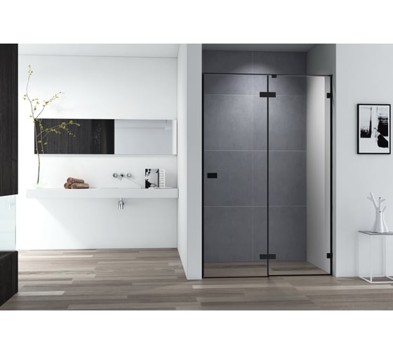 Изображение товара Душевая дверь Cezares BELLAGIO-B-12-140-C-NERO