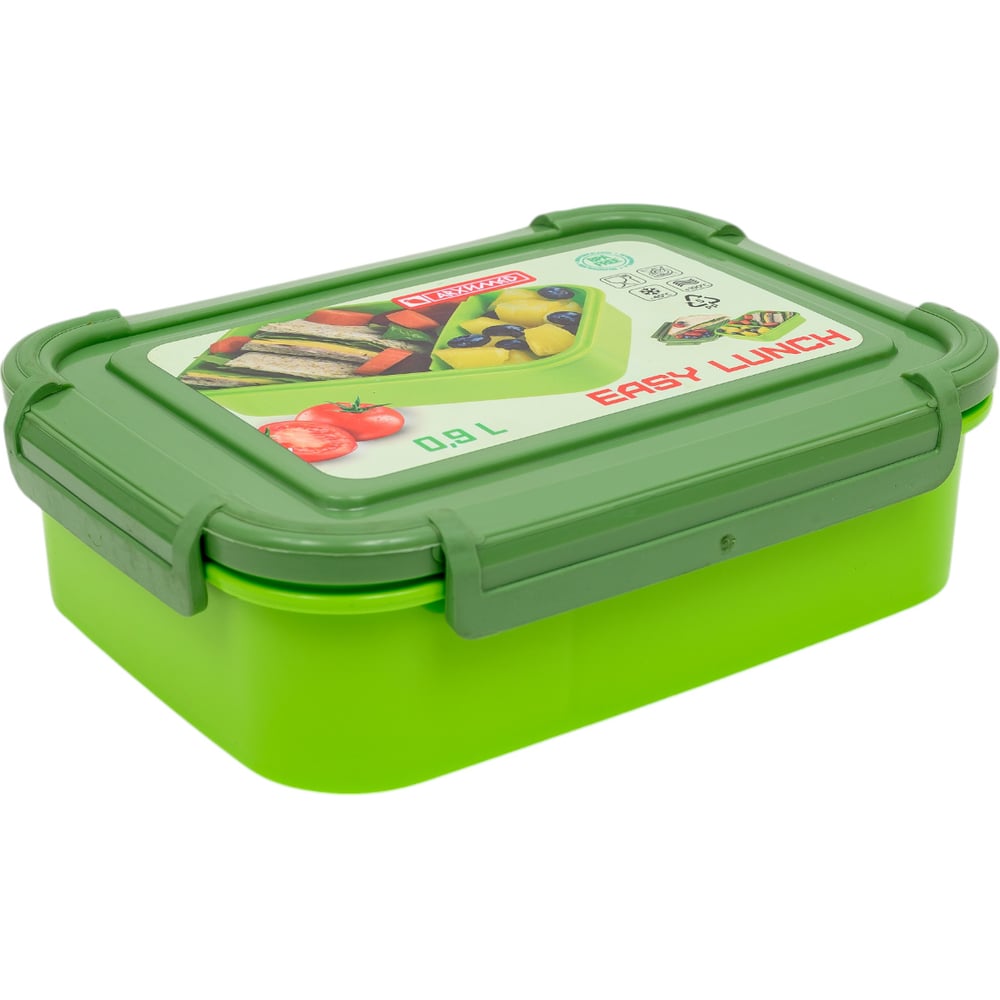 Изображение товара Герметичный ланч-бокс Архимед 0.9 л зеленый Р2215ЗЕЛ
