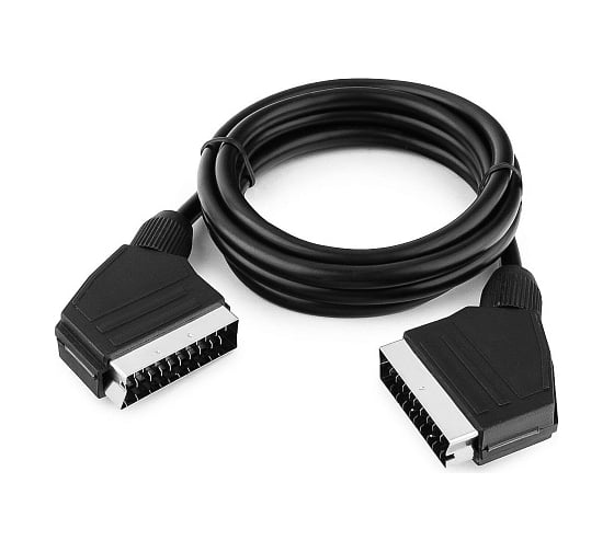 Изображение товара Кабель аудио/видео Cablexpert, SCART/SCART, 21pin, 3м CCV-518-3M