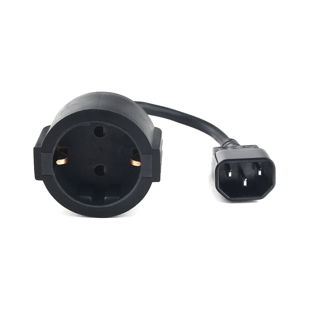 Изображение товара Кабель питания Cablexpert PC-SFC14M-01 0.15 м C14 - евророзетка