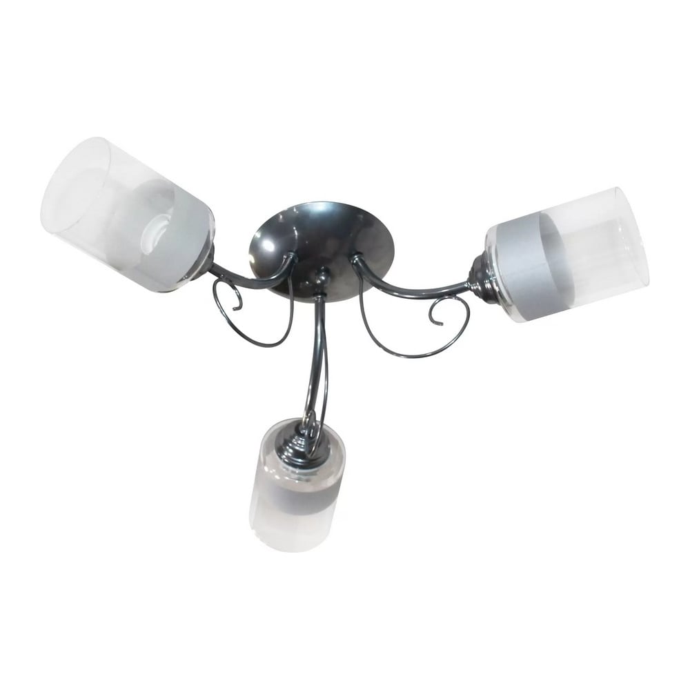 Изображение товара Люстра потолочная ЭЛЕТЕХ Мия 131 хром, 3 лампы накаливания E27, современный стиль