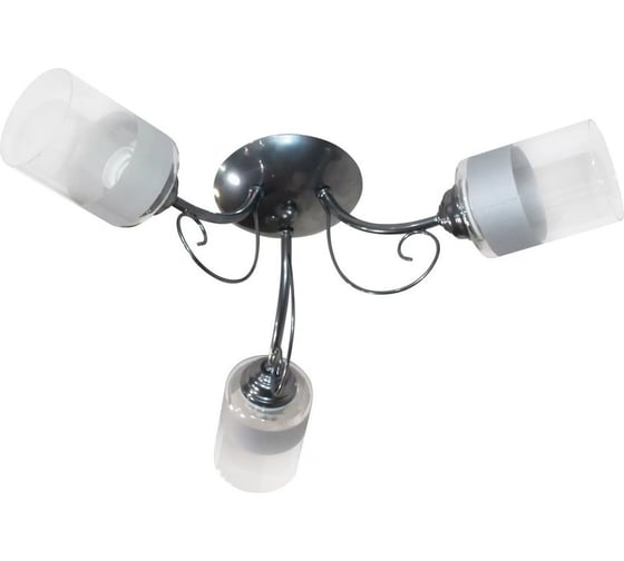 Изображение товара Люстра потолочная ЭЛЕТЕХ Мия 131 хром (Плафон 8387) НСБ 01-3x60-152 Е27 1005405007