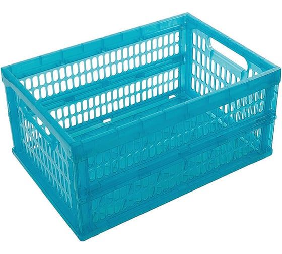 Изображение товара Ящик складной для хранения Архимед 14 л, бирюзовый 175985Б