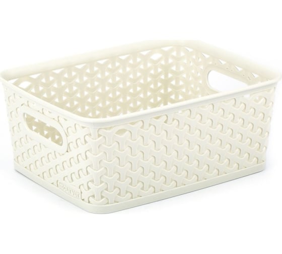 Изображение товара Корзинка Архимед MY STYLE 13 л 355x296x133 мм кремовая 196852