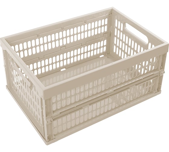 Изображение товара Ящик складной Архимед 47х34х24 см кремовый 175379К