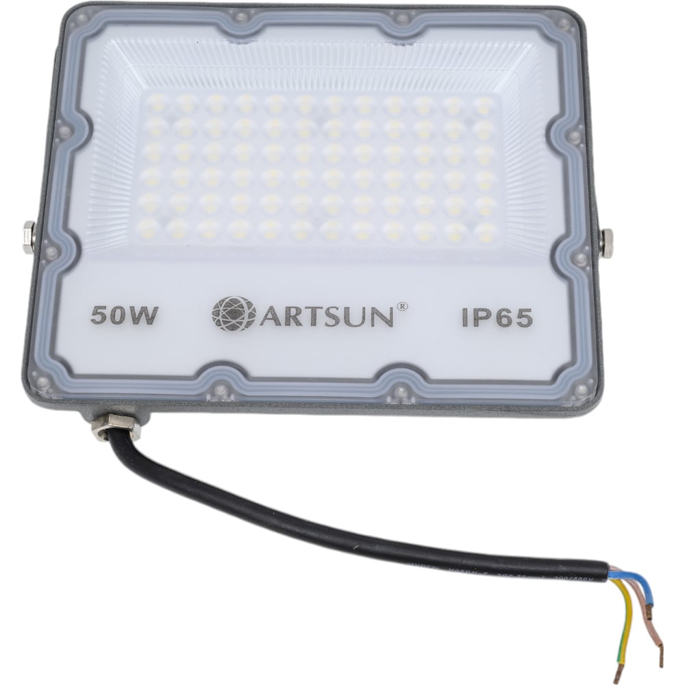 Изображение товара Прожектор светодиодный ARTSUN LED FL 50W 6500K для уличного освещения