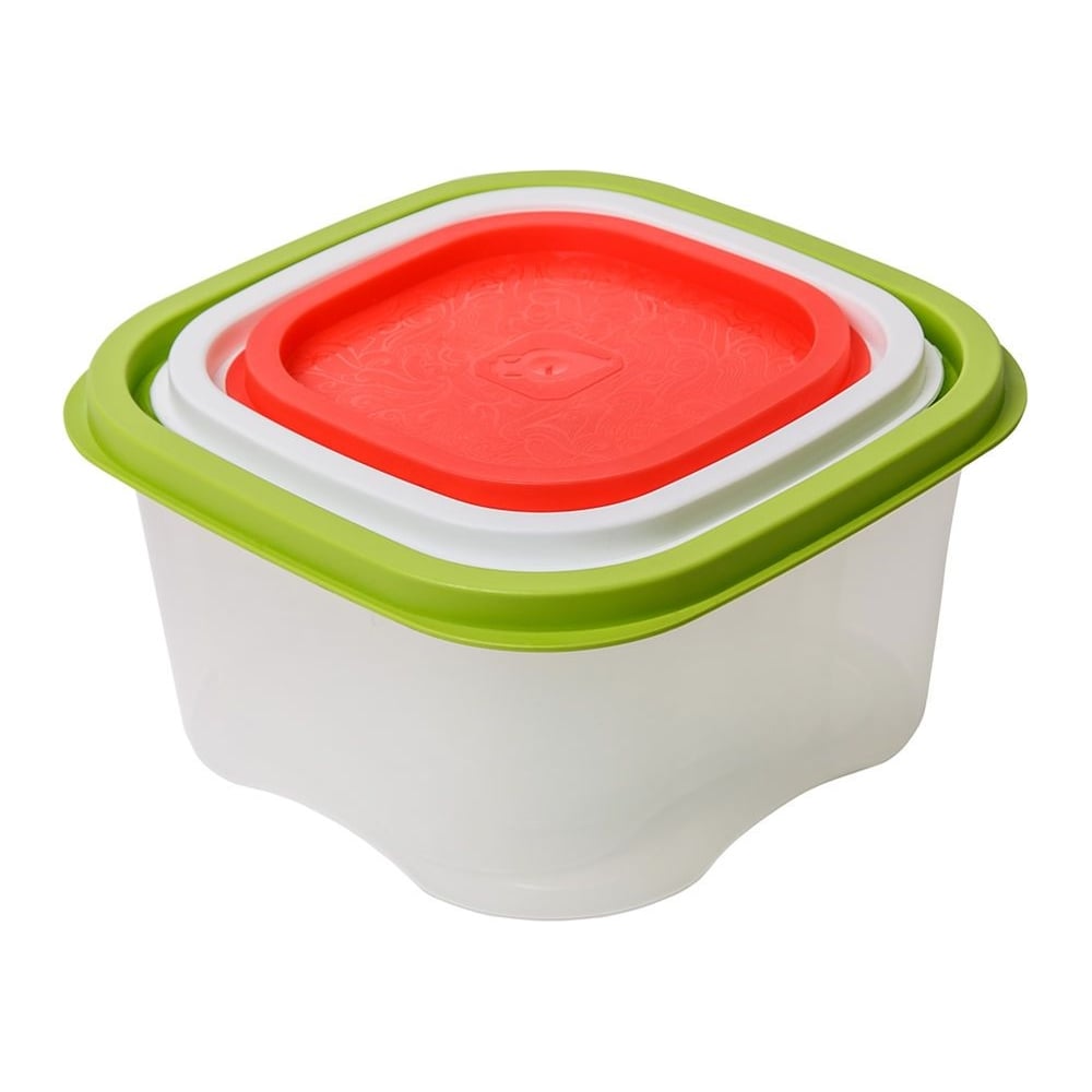 Изображение товара Набор Архимед пластиковых контейнеров 3 шт. 0.23 л, 0.4 л, 0.73 л