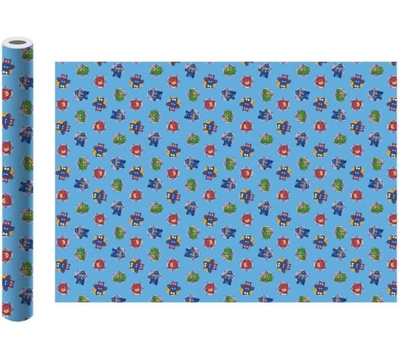 Изображение товара Упаковочная бумага ND Play Герои в масках 5, 700x1000 мм, 2 шт. в рулоне 294175