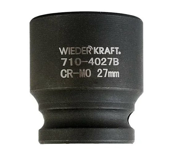 Изображение товара Головка торцевая ударная 6-гранная (27 мм; 1/2DR) WIEDERKRAFT WDK-710-4027