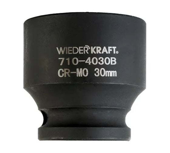 Изображение товара Головка торцевая ударная 6-гранная (30 мм; 1/2DR) WIEDERKRAFT WDK-710-4030