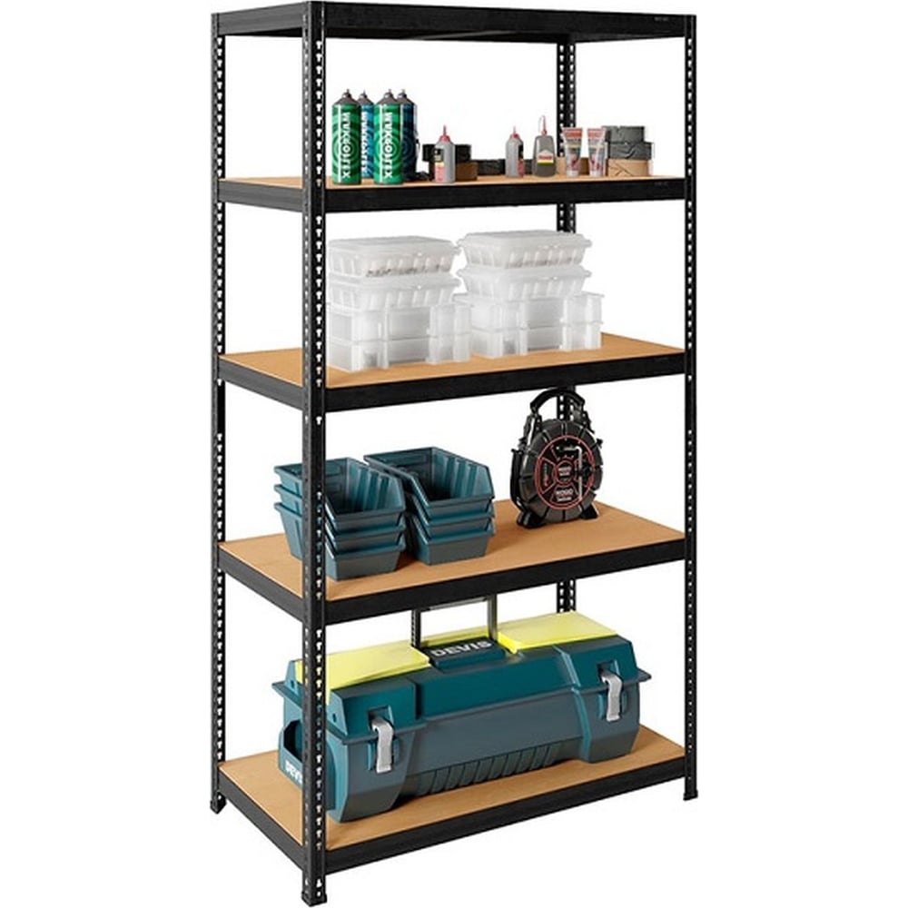 Изображение товара Стеллаж Промет SBL 200KD-90x45-5 для склада и хранения металлический стационарный