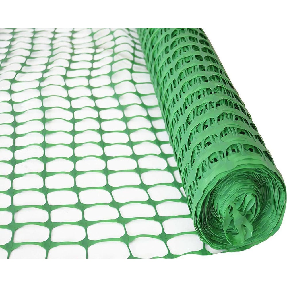 Изображение товара Авари́йное ограждение Rendell 1,5x50 метров зеленое для безопасности