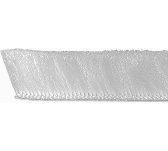 Изображение товара Щёточный Уплотнитель Mebax 11x12 Белый 6Р на клею на плёнке 125м 00-00002924