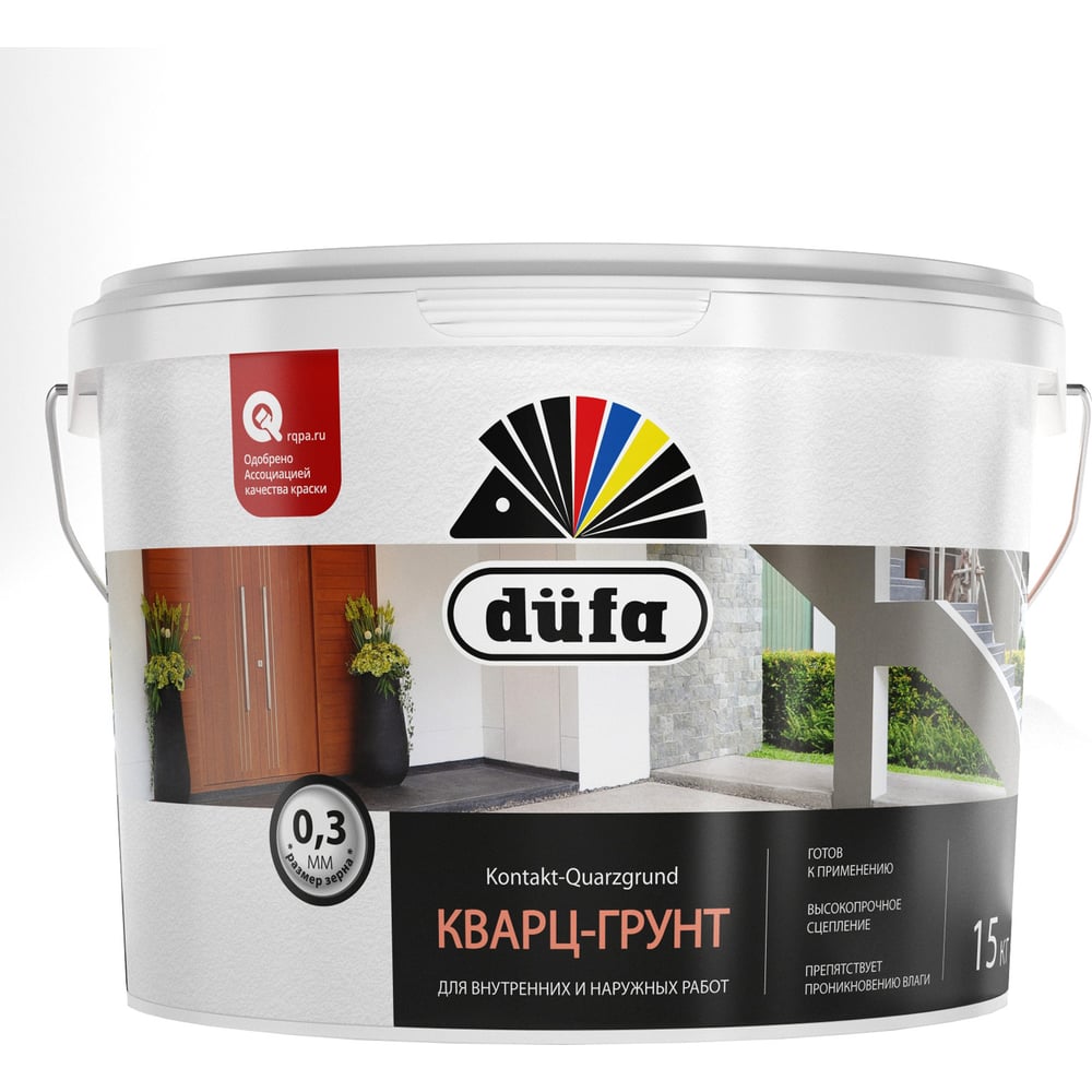 Изображение товара Грунт Dufa Kontakt-Quarzgrund 15 кг для бетона и кирпича