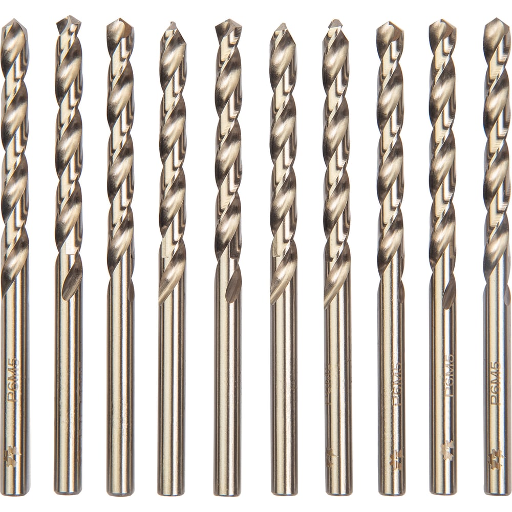 Изображение товара Сверло по металлу 7.1 мм ВЫШЛИФОВАННОЕ класс А1 Р6М5 Упаковка 10 шт WOLFSTAR