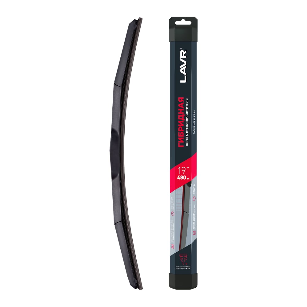 Изображение товара Щетка стеклоочистителя LAVR Ln3904 гибридная 480 мм