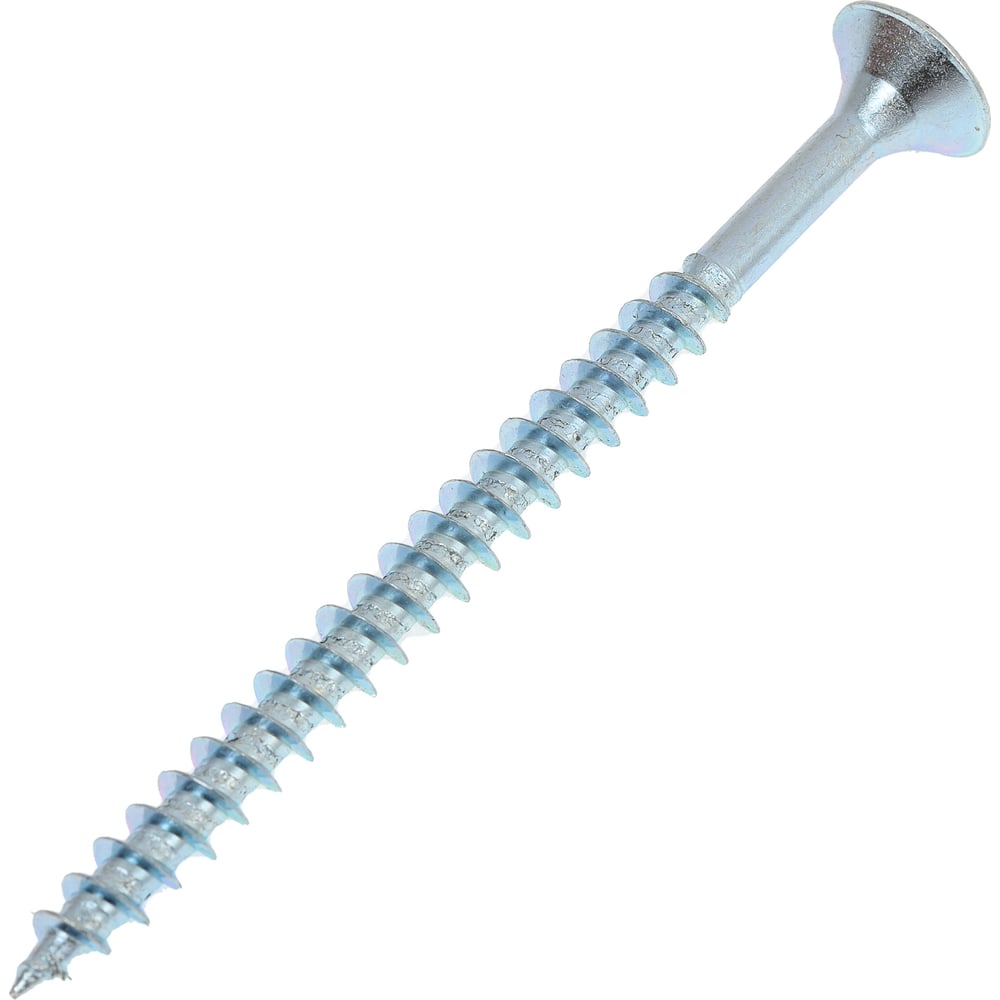 Изображение товара Саморез Госкреп ШУЦ 6, 0х80 - оцинкованный крепеж с потайной головкой