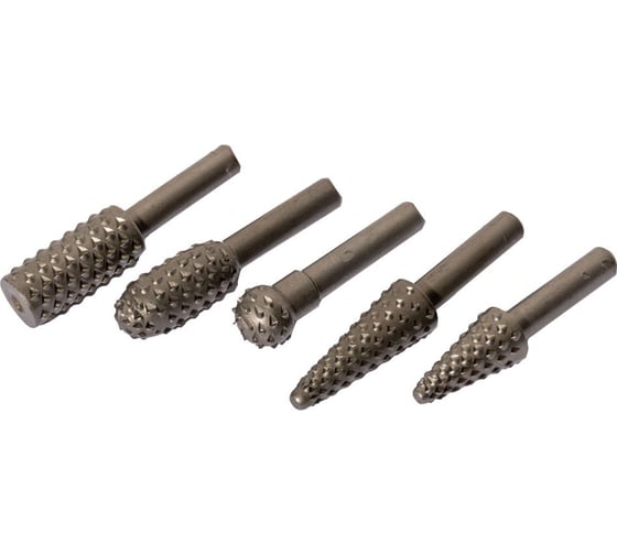 Изображение товара Набор стальных шарошек по дереву 5 шт 500505 REDVERG 6687568