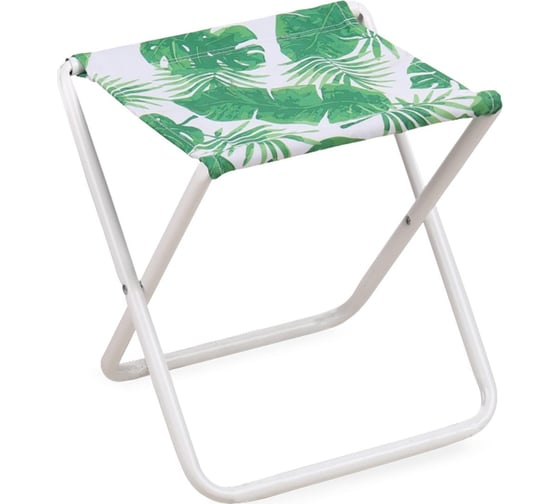 Изображение товара Стул складной походный Nika ПС ПС/1 с тропическими листьями светлый