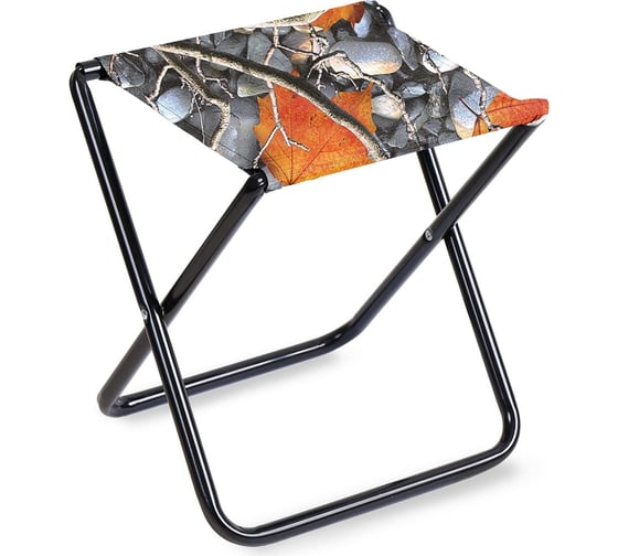 Изображение товара Стул складной походный Nika ПС ПС/4 с камнями и кленовыми листьями