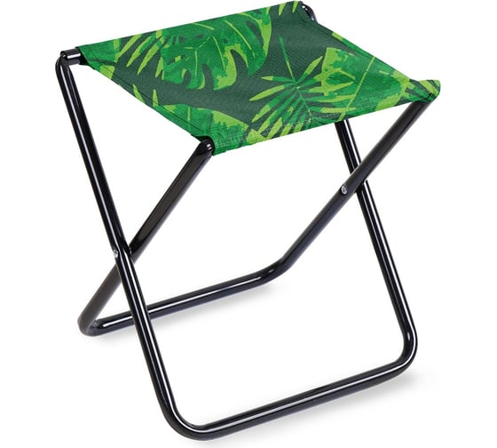 Изображение товара Стул складной походный Nika ПС ПС/2 с тропическими листьями темный