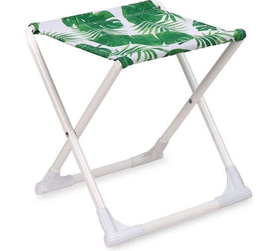 Изображение товара Стул складной походный Nika ПС+/1 с тропическими листьями светлый