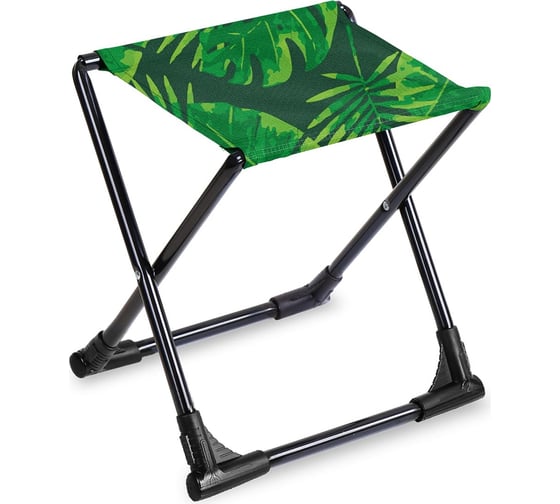 Изображение товара Стул складной походный Nika ПС+/2 с тропическими листьями темный