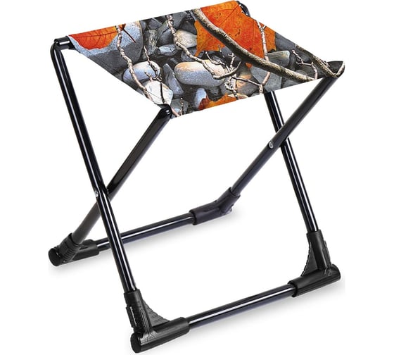 Изображение товара Стул складной походный Nika ПС+/4 с камнями и кленовыми листьями