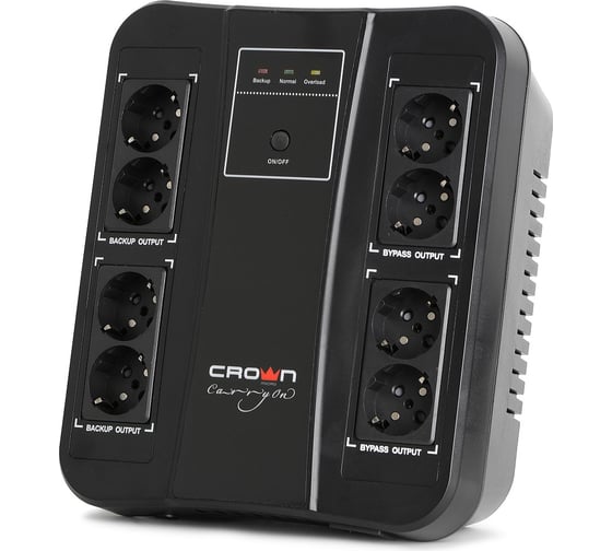 Изображение товара Источник бесперебойного питания CROWN CMUS-255 EURO SMART CM000003158