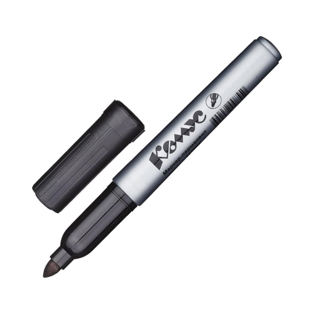 Изображение товара Перманентный маркер Комус PY2304 черный 1-4 мм
