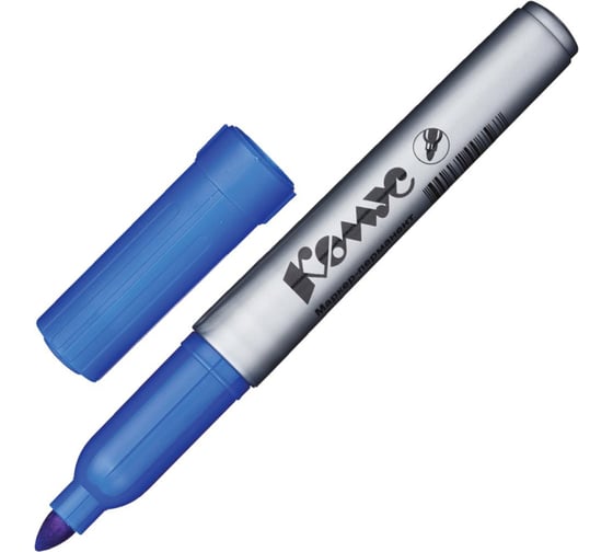 Изображение товара Перманентный маркер Комус PY2304 синий, 1-4 мм, круглый наконечник 162959