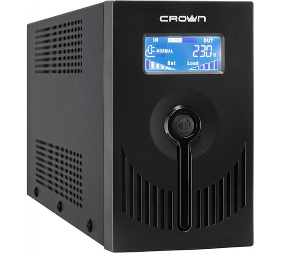 Изображение товара Источник бесперебойного питания CROWN CMU-SP650EURO LCD USB CM000001870
