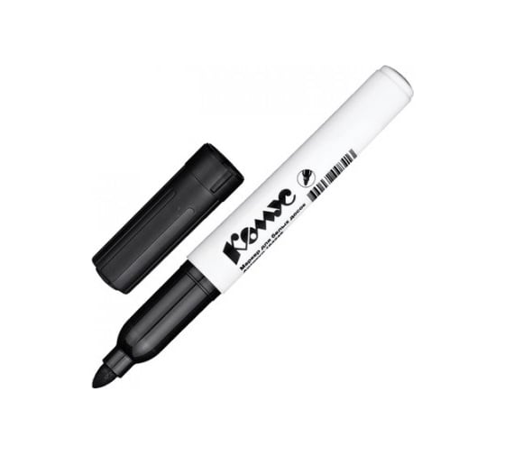 Изображение товара Маркер для белых досок Комус BY2304 черный, 2-5 мм 164249