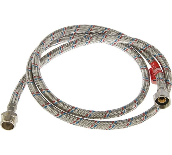 Изображение товара Подводка для воды Хома Норкин в оплетке, 1/2", 120 см, гайка-штуцер 56910266