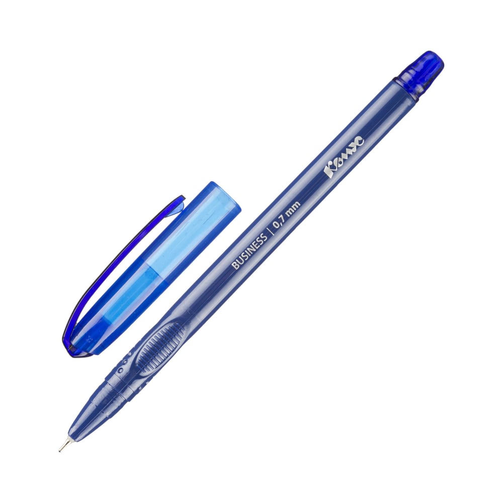 Изображение товара Шариковая ручка Комус Business масляная, синий стержень, набор 12 шт