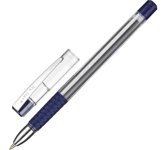 Изображение товара Шариковая неавтоматическая ручка Комус My Star манжетка, металлический клип, 0.5 мм, синий, 12 шт. 196291