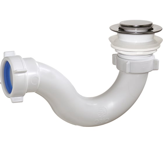 Изображение товара Сифон для душевого поддона ORIO 1 1/2"x40, "S" тип, клик-клак (пластиковый) АР-2058