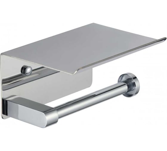 Изображение товара Держатель для туалетной бумаги CRAFTICA с полочкой, SUS304, хром 89090