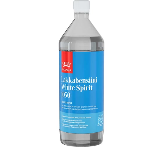 Изображение товара Растворитель Tikkurila Lakkabensiini White Spirit 1050 1л 700014166