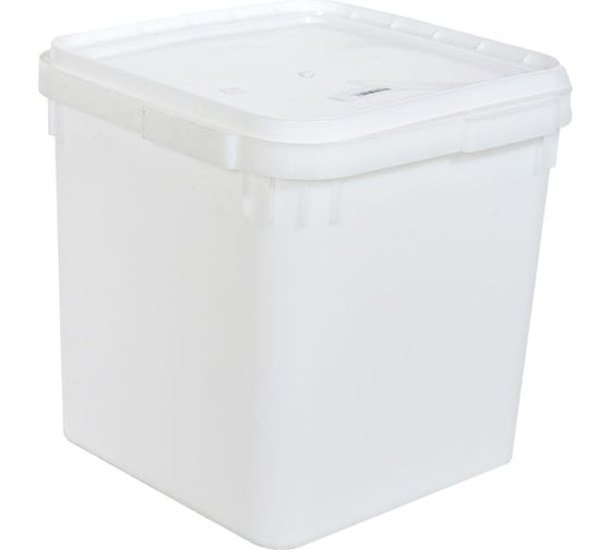 Изображение товара Контейнер-куб Дигрус 23 л, с крышкой, 340x340x320 мм, белый ККУ-К-23-Б/Д