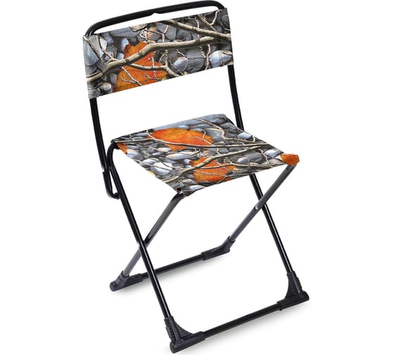 Изображение товара Стул складной походный Nika ПС3/4 с камнями и кленовыми листьями