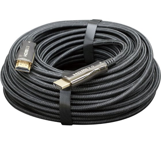 Изображение товара Активный оптический кабель Cablexpert Premium Series HDMI v2.0, 19M/19M, 80м, позол.разъемы, AOC CCBP-HDMI-AOC-80M