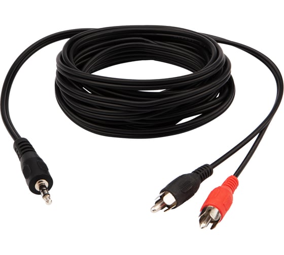 Изображение товара Шнур REXANT Стерео 3,5 мм - 2RCA, 3 м 17-4204