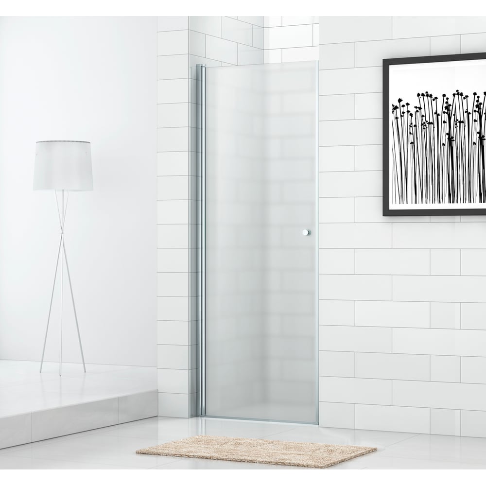 Изображение товара Душевая дверь Cezares ECO-O-B-1-60-P-Cr с регулировкой ширины и матовым стеклом