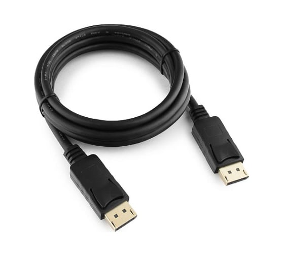Изображение товара Кабель Cablexpert DisplayPort v1.2, 1.8м, 20M/20M, черный, экран, пакет CC-DP2-6