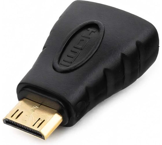 Изображение товара Переходник Cablexpert HDMI-mini HDMI, 19F/19M, золотые разъемы, пакет A-HDMI-FC